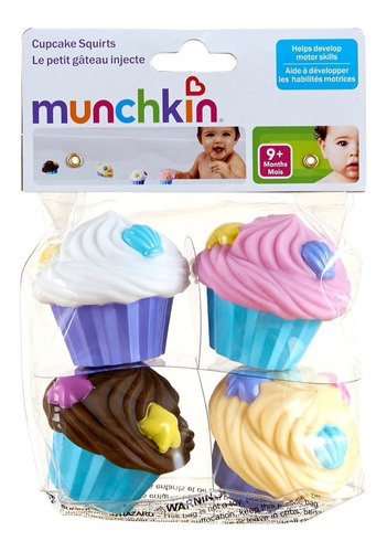 Juego De Agua Para Bebe Munchkin Cupcake Squirts Lanza Agua