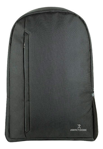Mochila Perfect Choice De Poliester Feather Para Laptop /v Color Negro
