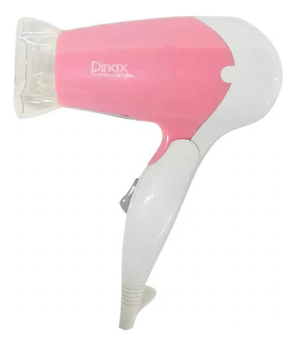 Secador De Pelo Plegable De Viaje 1400w 2 Niveles Dinax Color Rosa