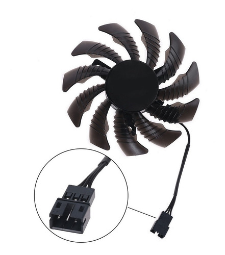(1 Set) Ventilador De Gráficos Gigabyte Gtx970 De 75 Mm, 3 P