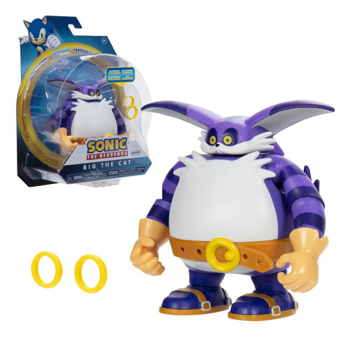 Figura Sonic 10cm Modern Big The Cat Con Anillos