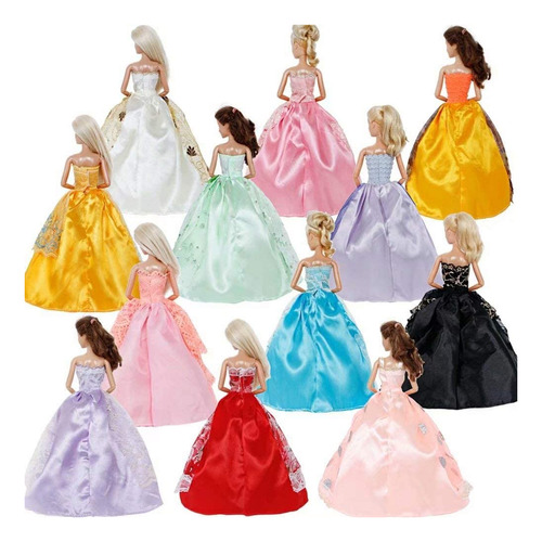 Gietios, 5 Uds., Ropa Hecha A Mano, Vestido Para Muñeca, Ves