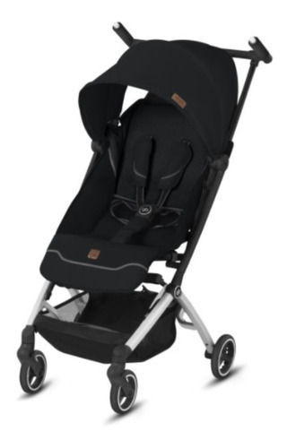 Coche Para Bebe Gb Pockit All City, Color Velvet Black Color Negro Color del chasis Plateado