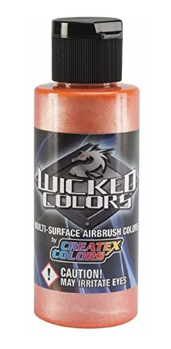 Createx Wicked Colores W306 Perla Naranja 2oz.