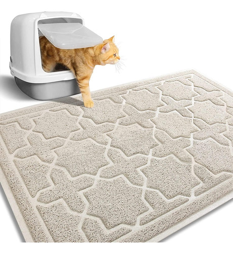 Durable Cat Litter Mat, Xl Jumbo 35.4 X 23.6 Pulgadas, ...