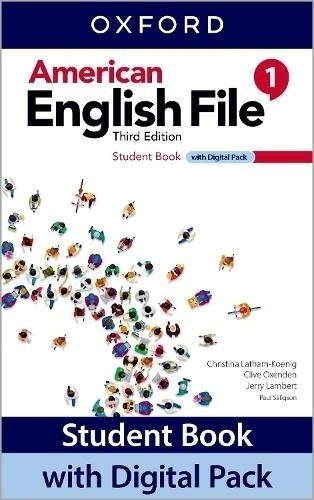 American English File 1 3/ed.- Student's Book + Digital Pack