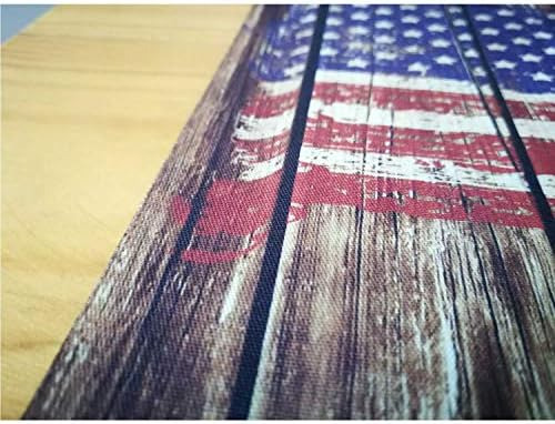 Bandera Retro De Ee. Uu. Sobre Fondo De Textura De Madera Vi