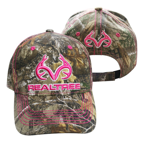 Gorra De Camuflaje Con Logotipo Rosa Real De Borde De Rbol,