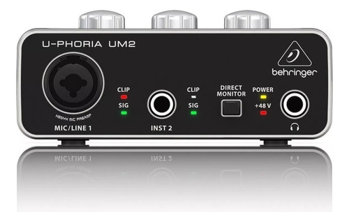 Interfaz De Audio Behringer U-phoria Um2