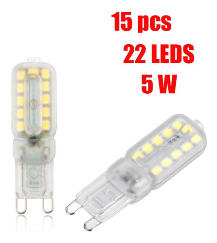 Lámpara Foco Base G9 Bombilla Led Cápsula Luz 110v-140v