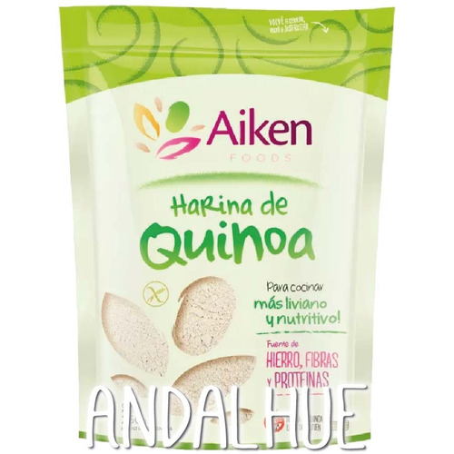 Harina De Quinoa Lavada Natural Aiken - Sin Tacc