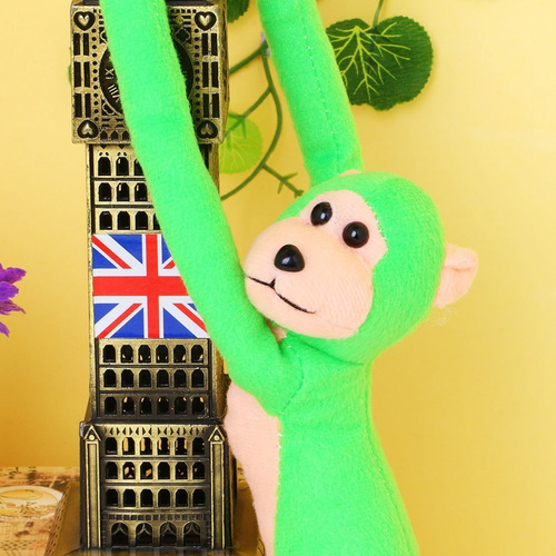 (1) Mono De Peluche Largo Con Brazo De Café