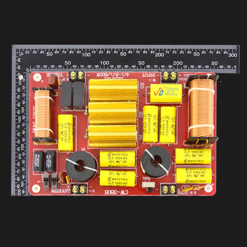 3 Vías De Sonido Divisor De Bajo Para Altavoces De Graves