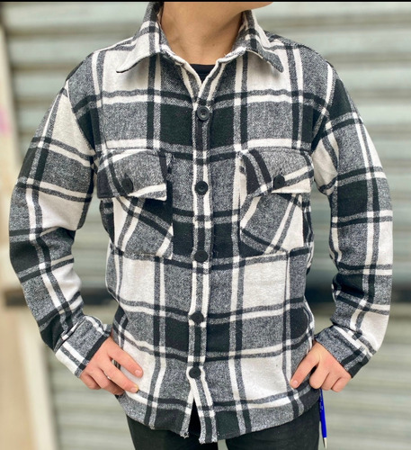 Camisaco Leñador Paño Hombre Cuadrado Rfs