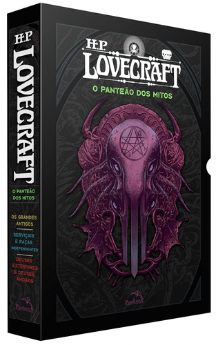 Box H. P. Lovecraft: O Panteão dos Mitos + Pôster + Marcadores, de Lovecraft, H. P.. Pandorga Editora e Produtora LTDA, capa mole em português, 2020