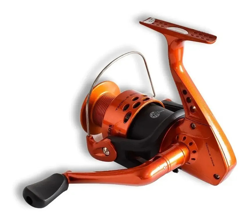 Reel Tackle 6000 2 Rulemanes Albatros. Naranja Derecho/izquierdo
