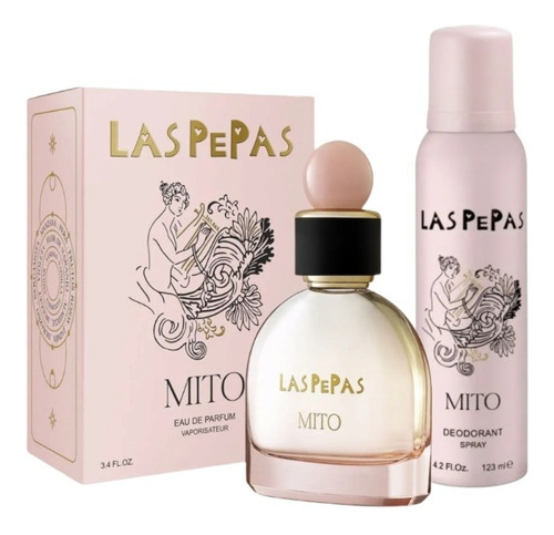 Perfume Mito Las Pepas X 100ml + Deo X 123ml Cannon