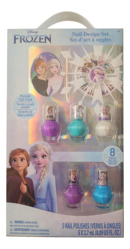 Esmalte Disney Frozen Nail Art Studio Cor Azul-turquesa