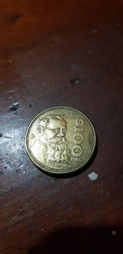 Moneda De 100 Pesos Año 1986
