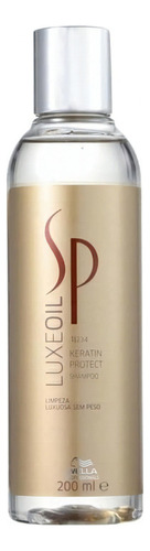  Shampoo Luxe Oil Wella 200ml Proteccion Keratina