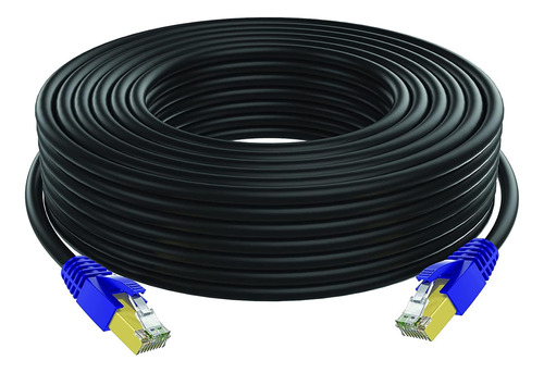 Cable Ethernet Maxlin Cable Cat 7, 100 Pies Rjmhz, Resistent