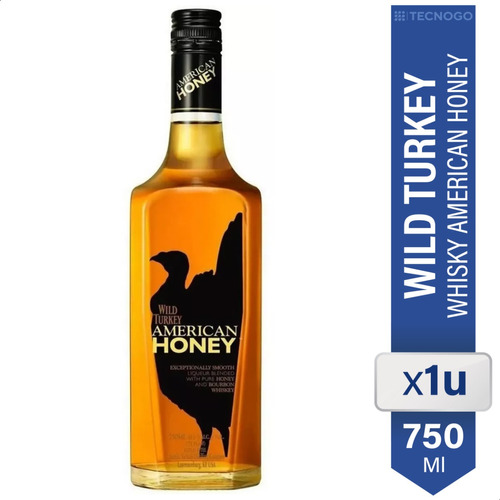 Whisky Wild Turkey Honey Bourbon 750ml Importado Americano