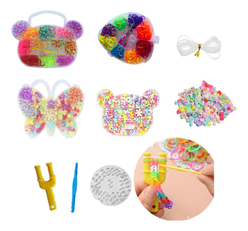 24 Kits Para Hacer Joyeria Pulseras Collares Infantil Piñata