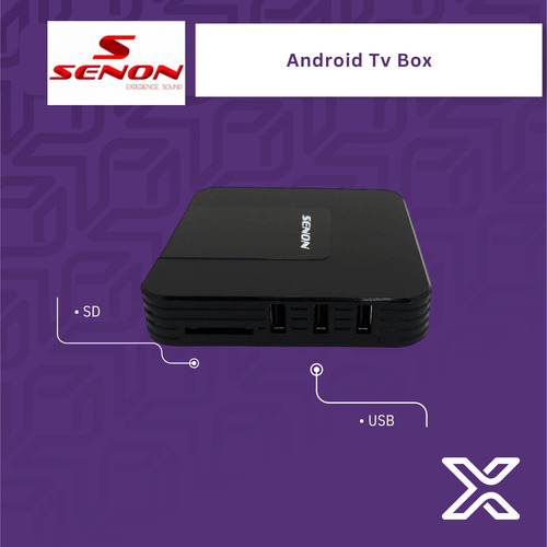 Android Tv Box 2 Gb De Ram + 16 Gb De Memoria Interna Tvba8 Negro Estándar