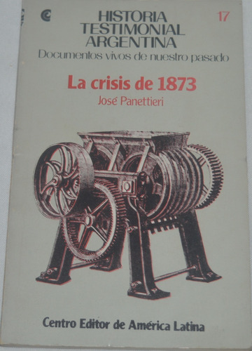 La Crisis De 1873 - José Panettieri Librosretail N34