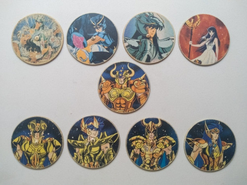 Tazos Caballeros Del Zodiaco Originales De Época 1994. J