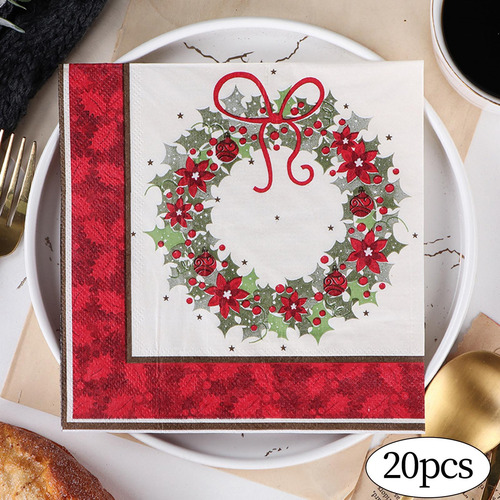Servilletas De Papel Desechables Festivas Para Cenas -