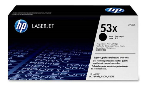 Toner Hp 53x (q7553x #53x) Negro