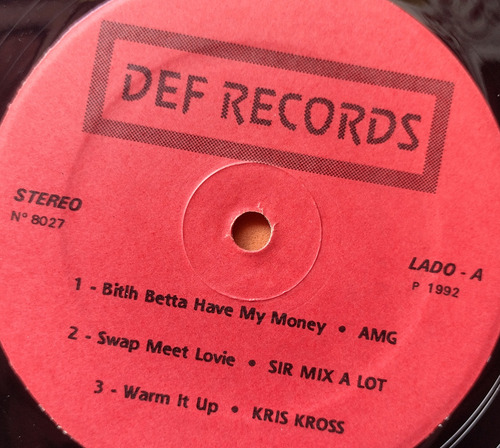 Lp Def Records 1992 Kris Kross Marky Mark Public Enemy Vinil (Usado)
