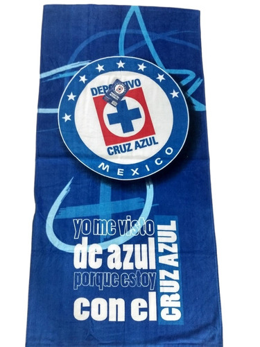 Toalla Cruz Azul Original Producto Oficial