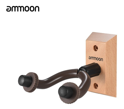 Ammoon Gh -01 Guitarra Percha De Madera Pared Monte Gancho T