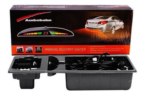 Sensor De Reversa Led Audiobahn 4 Sensores Aps 04 +regalo