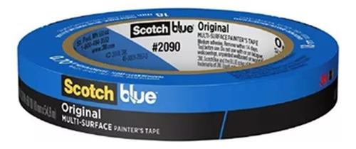 1 Pz Cinta Para Pintar Masking Tape Azul 18mm Scotch Blue