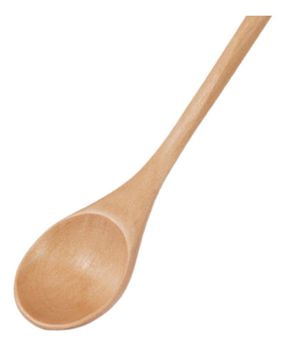 4 Cuchara De Mango Largo, Cucharadita De Madera, Ligera De B