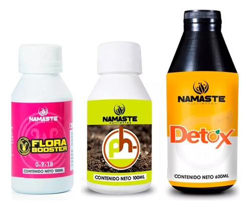 Namaste Flora Booster Reductor Ph 100ml Lavado Detox 500ml