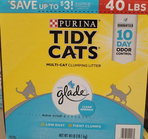 Arena Tidy Cats Multi-cat Clumping 40 Libras (18.1 Kg)