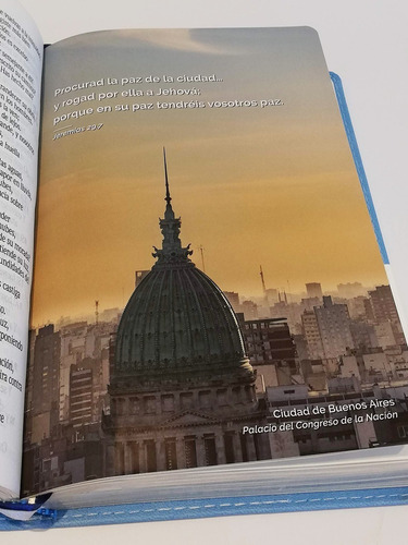 Imagen 3 de 6 de Biblia Argentina Letra Grande Reina Valera 1960 Simil Piel