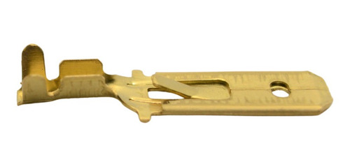 Terminal Espada Faston Macho Longo 6,3mm Com Trava - 1000 Un