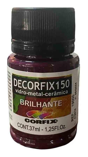 Tinta Decorfix 150 Brilhante 444 Laca Magenta 37ml