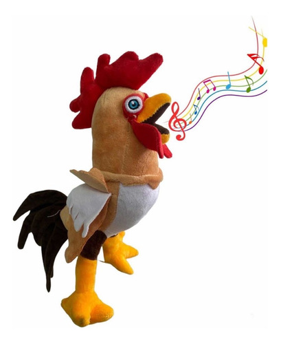 Peluche Gallo Bartolito Musical.granja De Zenon.envio Gratis