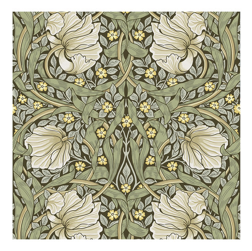 Haokhome William Morris 94028-1 - Papel Tapiz Floral Vintage