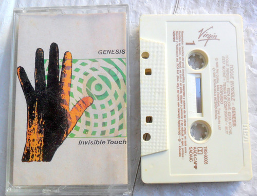 Genesis - Toque Invisible = Invisible Touch 1986 Casete Vg+