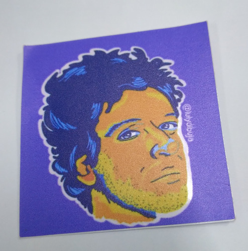 Sticker De Vinilo Cerati Violeta