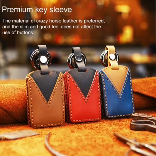 Funda Roja Para Llaves De Coche Volvo