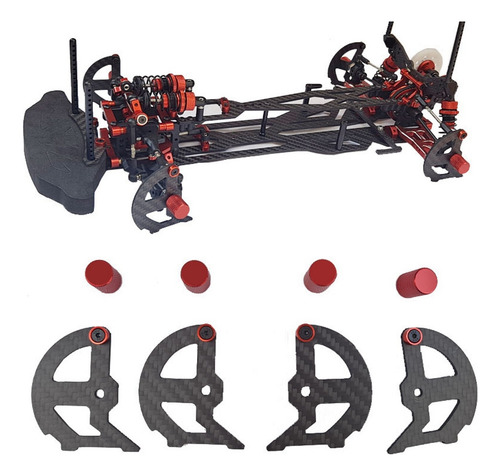 Herramienta De Equilibrio De Neumáticos De Coche Rc De Fibra