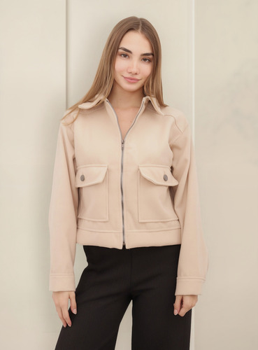 Campera Paño Bolsillos Vitto Nano